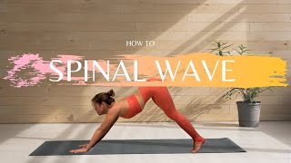 SPINAL WAVE | How to Spinal Wave | Flow With Tine