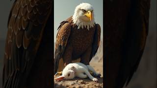 Eagle vs Rabbit fusion 🤯|| #animals #eagles #evolution #tiger #rabbit #shortsvideo #hybrids #animals