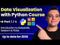 Data Visualization with Python Course [2026] - Part 1: Introduction to Matplotlib, Seaborn & Plotly