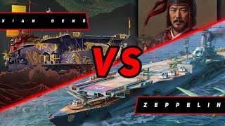 STREAM XIAN DENG VS GRAF ZEPPELIN! ЧТО ОКАЖЕТСЯ СИЛЬНЕЕ?! VKPLAY TWITCH TROVO YOUTUBE МИР КОРАБЛЕЙ!