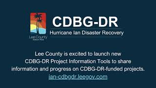 CDBG-DR Project Tools