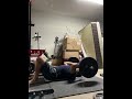 3rd set skull crusher x8 100 pounds