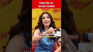 Sophie Choudry speaks up about fake life on Social Media #shorta #sophiechoudry