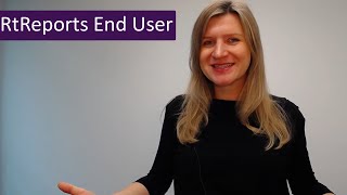 RtReports End User - Course Introduction