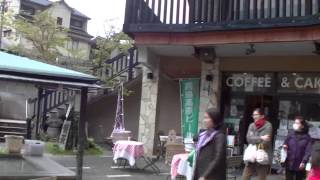 枝垂れ桜を求めて牧園丸尾・霧島神宮へ行く20140405（3）丸尾温泉市場