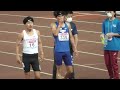 男子1500m決勝　日本選手権陸上2022