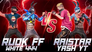 YASH YT BOSS vs WHITE 444 🔥 RAISTAR vs RUOK 🔥 ❤️PART 1 - War Begins 👿 Freefire 3D Animation 🔥 4K