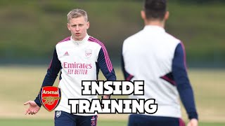 INSIDE TRAINING 💪Zinchenko in Arsenal training at London Colney today | ARSENAL TRAINING TODAY