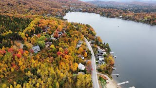 Visite du Lac Beauport, en automne et en drone - Québec-Canada 🇨🇦🇨🇦🇨🇦