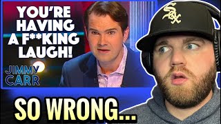 THIS IS SO WRONG 😂 | Jimmy Carr- The Cruelest Heckle | The VERY BEST OF in Concert (Reaction)