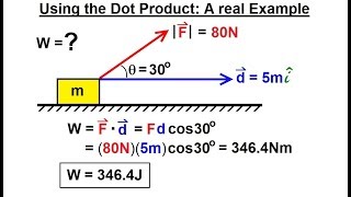 Calculus 3: Vector Calculus in 2D (16 of 39) Use Dot Product to find Angle Between 2 Vectors: Ex.