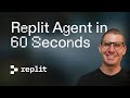 What's the Replit Agent? Find out in 60 Seconds