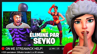 J'ai STREAMHACK ce YOUTUBEUR CONNU jusqu’à ce qu’il PÈTE UN CÂBLE sur FORTNITE…🤣