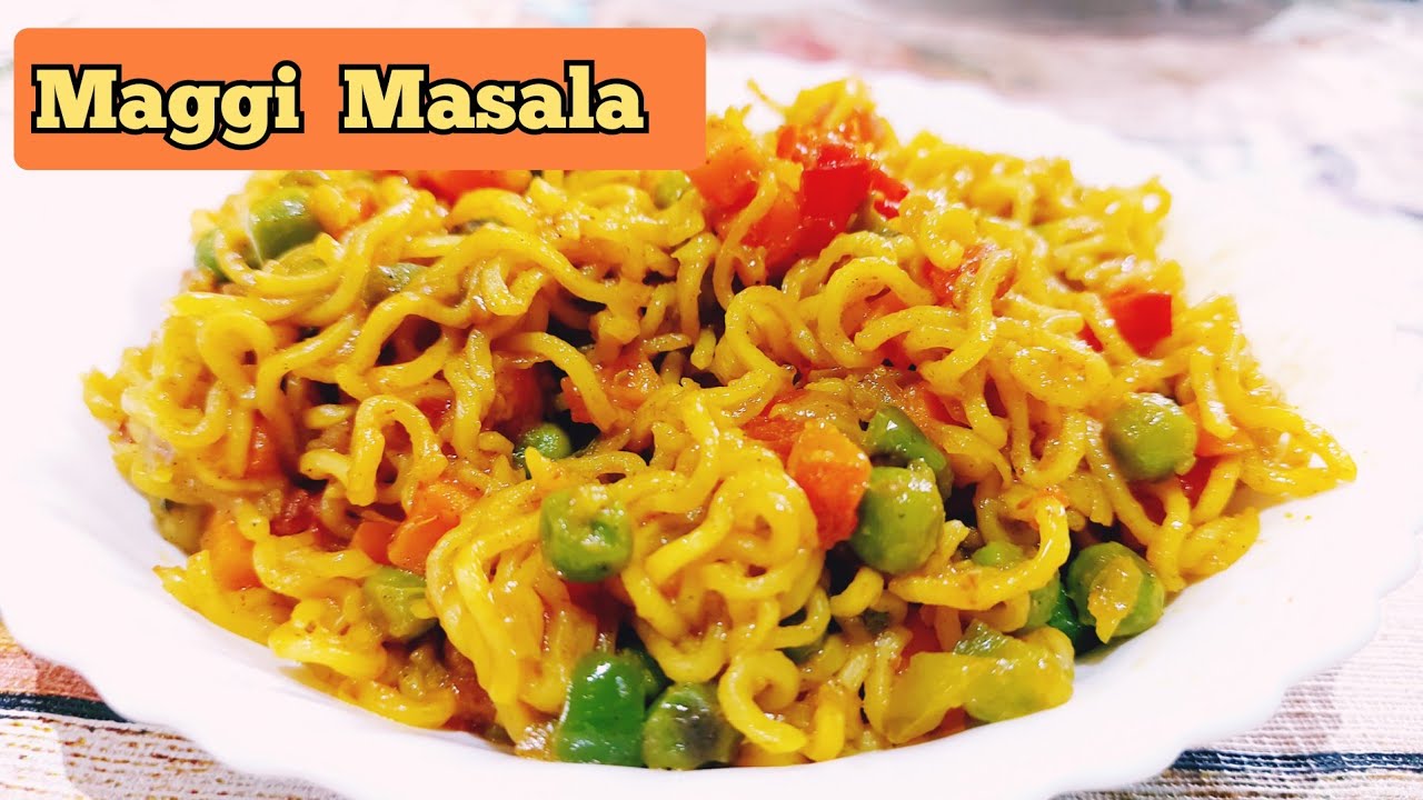 Masala Maggi Recipe | Vegetable Masala Maggi | Easy & Tasty Maggi | Let ...