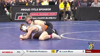 Eastern Iowa wrestlers headline final day of state wrestling