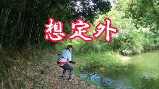 『バス釣り』野池で泳がせやってみたらまさかのすっぽんが釣れた