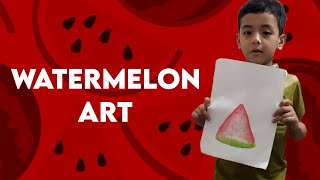 Watermelon Art Fun with Watercolor for Kids! | Little Legends | MHK