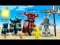 LVL 1 vs. LVL 100 MOBS VERWANDELN um meinen FREUND zu PRANKEN! - Minecraft