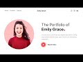 Portfolio Landing Page With Video Modal | HTML, CSS, JavaScript | Quick Tutorial