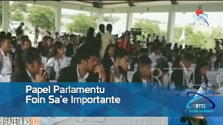 Papel Parlamentu Foin Sa’e Importante