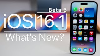iOS 16.1 Beta 5 is Out! - What's New?