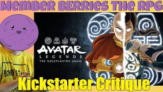 Avatar Legends: The Roleplaying Game - Kickstarter Critique