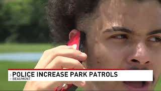 Beaumont police step up park patrols after shootings at Perlstein, Rogers parks
