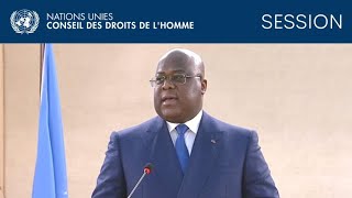 DIRECT Pr FELIX TSHISEKEDI SESSION DES DROITS DE L'HOMME DE L'ONU DE GENEVE