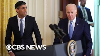 Biden and U.K. Prime Minister Sunak vow to continue aid for Ukraine