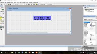 How to make digital clock in VB 6 0