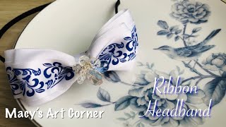 Ribbon Headband 絲帶蝴蝶結頭飾 リボンカチューシャ