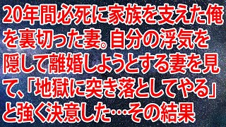 20年間必死に家族を支えた俺を裏切った妻。自分の浮気を隠して離婚しようとする妻を見て、「地獄に突き落としてやる」と強く決意した…その結果