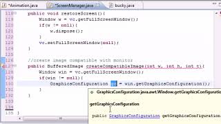 Java Game Development | Chapter - 19 - Compatible Buffer Images 