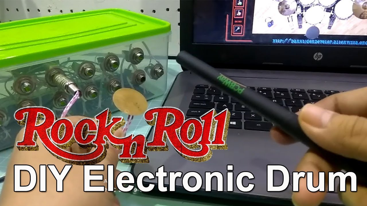 How To Make A DIY Electronic Drum? Arduino Not Needed!!! - YouTube