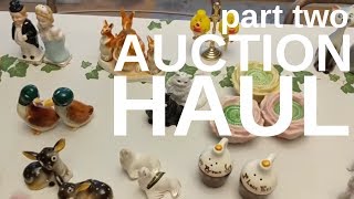 {Part 2} AUCTION Haul - Salt and Pepper, Figures and Vanity Boxes