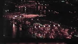 2k Kai Tak Night Landing from BA 747 Cockpit June 1998