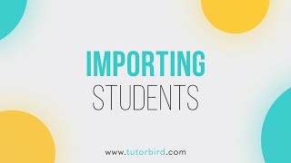 Importing Students