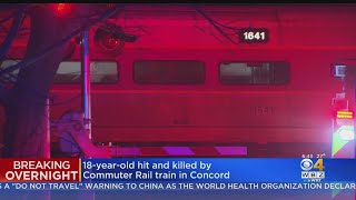 MBTA Commuter Rail Train Hits, Kills 18-Year-Old In Concord