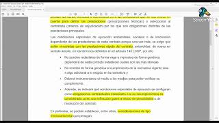 5. EVITAR ERROR: Condiciones especiales de ejecución y obligaciones esenciales