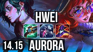 HWEI vs AURORA (MID) | 10/1/10, Godlike | EUW Master | 14.15