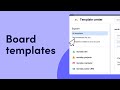 Board templates | monday.com tutorials