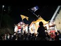 【水窪祭り】2024 9 15 日 屋台すれ違い