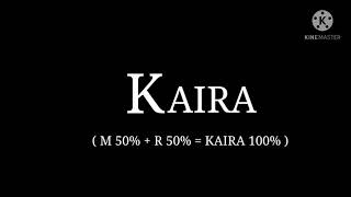 Kaira's Love Forever | ( M 50% + R 50% = KAIRA 100% ) | Mishti Kaira | Mishti Ki Friend R | MishRuh