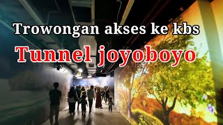 Terbaru viral terowongan / tunnel joyoboyo yang menghubungkan menuju ke kebun binatang surabaya