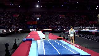 DEREK Ana (CRO) - 2019 Artistic Worlds, Stuttgart (GER) - Qualifications Vault 1