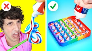 TRYING BEST PARENTING LIFE HACKS-Smart Tips for Parents -NO MORE PRANK WARS?!?!?! By 5 Minute Crafts