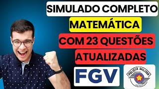 SIMULADO COMPLETO DA PMSP [FGV] COM 23 QUESTÕES ATUALIZADAS