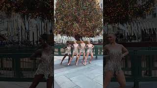 Rockettes at the Rockefeller Center Tree