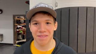 VIDEO: Waverly-Shell Rock state champion Bas Diaz ready for last tournament