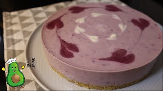 免烤蓝莓芝士蛋糕 No Bake Blueberry Cheesecake